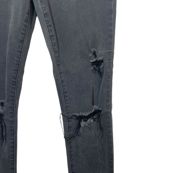 Joe’s Jeans Women’s Honey Skinny High Rise Distressed Jeans in Black Size 25 - Picture 8 of 13